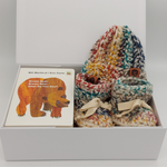 Brown Bear Storybook, Hat and Bootie Gift Box