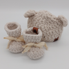 Cozy Baby Crocheted Hat and Bootie Gift Box